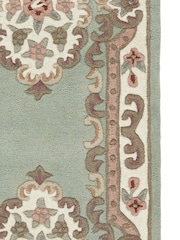 Origin Rug Collection. Green Shensi Wool Runner - Image 2 of 4