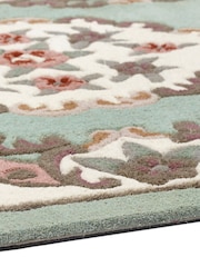 Origin Rug Collection. Green Shensi Wool Runner - Image 4 of 4