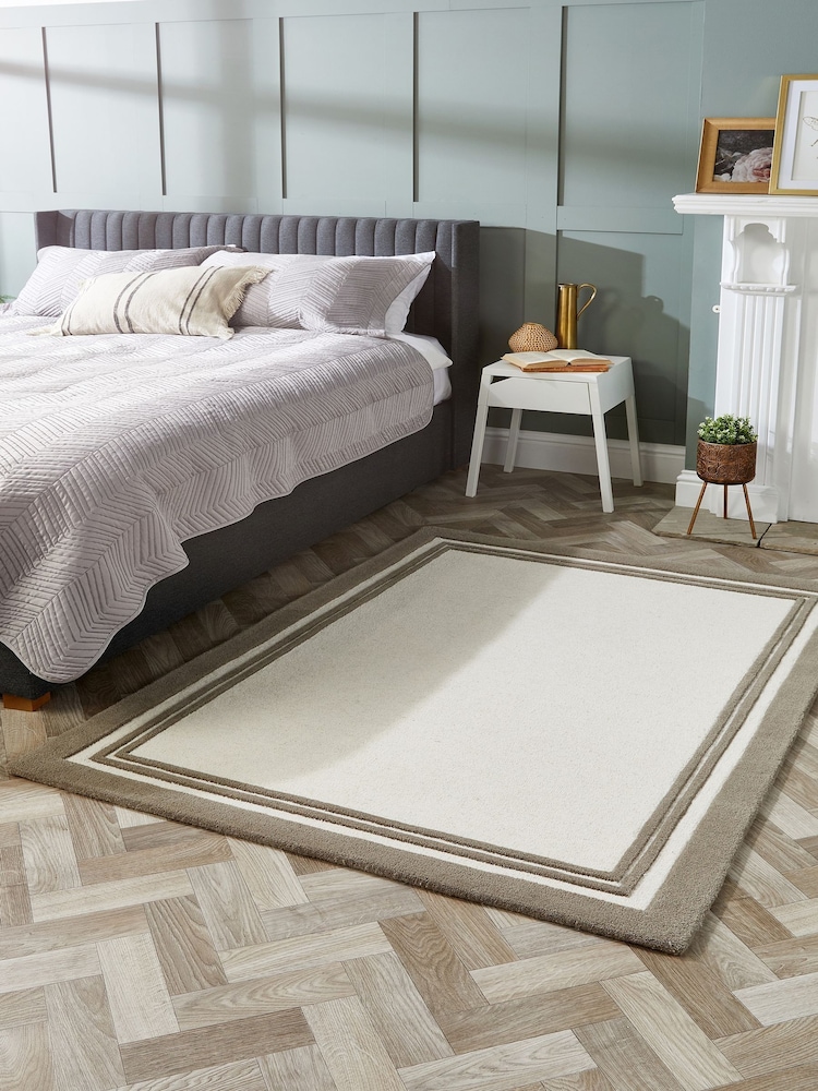 Origin Rug Collection. Grey Piper Wool Rug - Image 1 of 4
