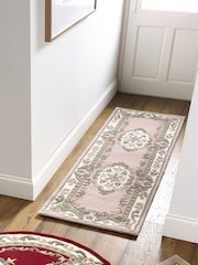 Origin Rug Collection. Pink Shensi Wool Runner - Image 1 of 4