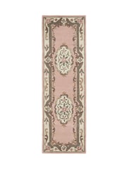 Origin Rug Collection. Pink Shensi Wool Runner - Image 2 of 4