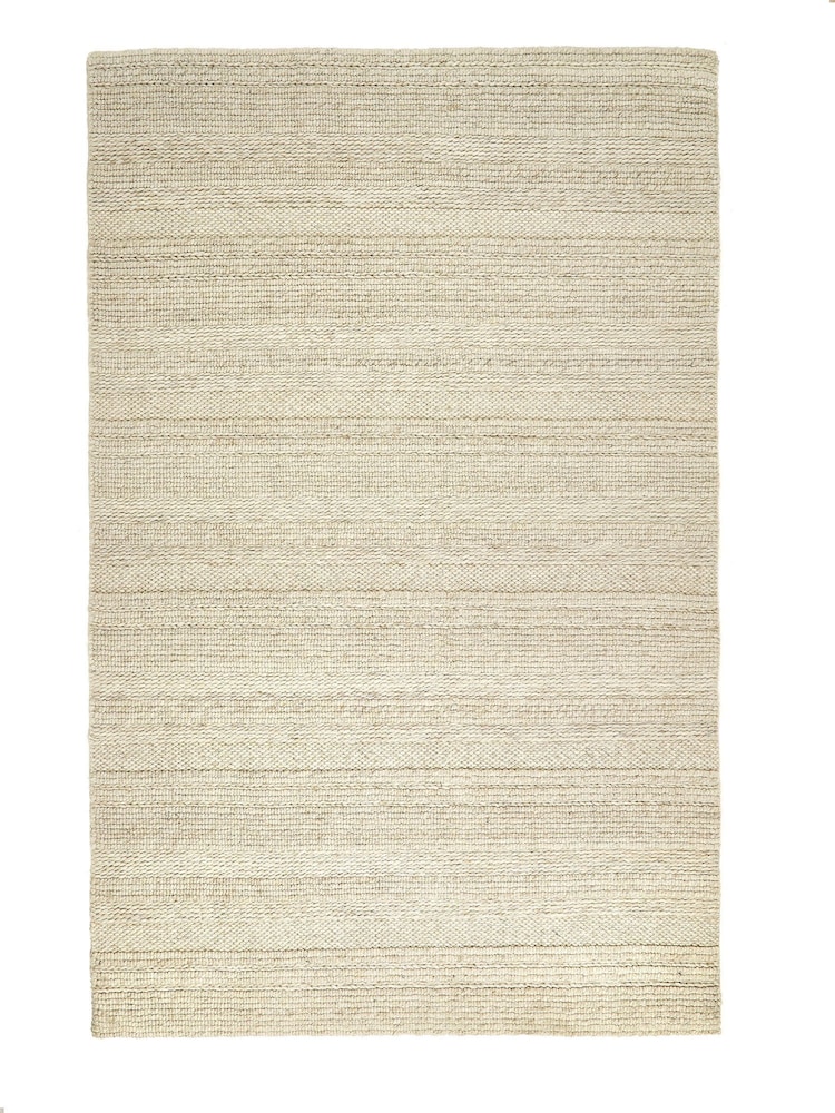 Origin Rug Collection. Cream Chunky Knit Rug - Image 2 of 5