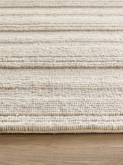 Origin Rug Collection. Cream Chunky Knit Rug - Image 3 of 5