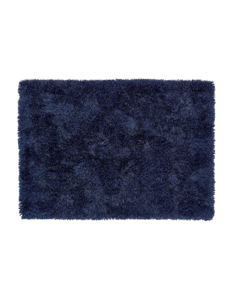 Origin Rug Collection. Blue Chicago Soft Shaggy Rug - Image 2 of 5