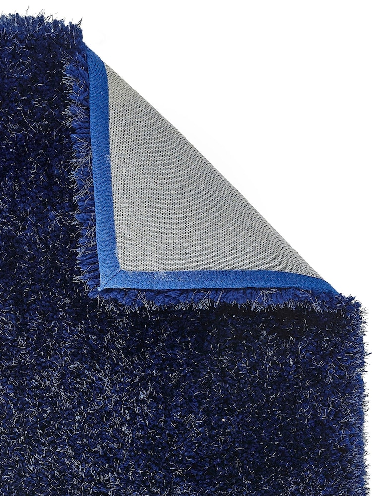 Origin Rug Collection. Blue Chicago Soft Shaggy Rug - Image 5 of 5
