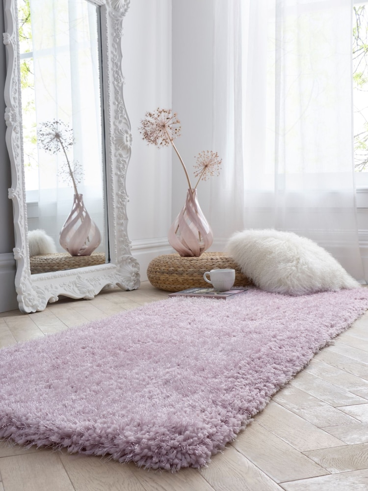 Origin Rug Collection. Pink Chicago Soft Shaggy Rug - Image 1 of 4
