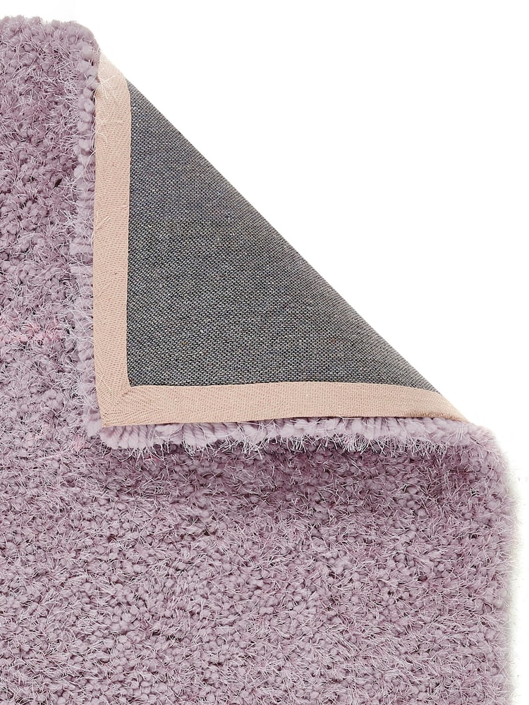 Origin Rug Collection. Pink Chicago Soft Shaggy Rug - Image 4 of 4