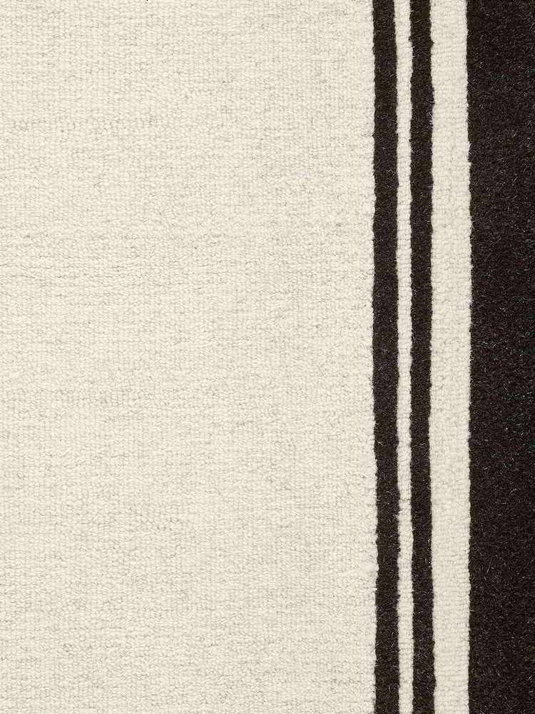 Origin Rug Collection. Black Piper Wool Runner - Image 4 of 4
