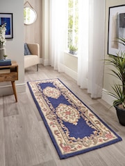 Origin Rug Collection. Blue Shensi Wool Runner - Image 1 of 5