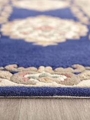 Origin Rug Collection. Blue Shensi Wool Runner - Image 3 of 5