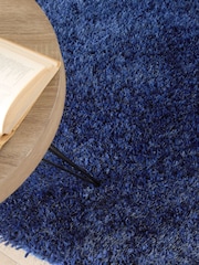 Origin Rug Collection. Blue Chicago Soft Shaggy Rug - Image 3 of 4