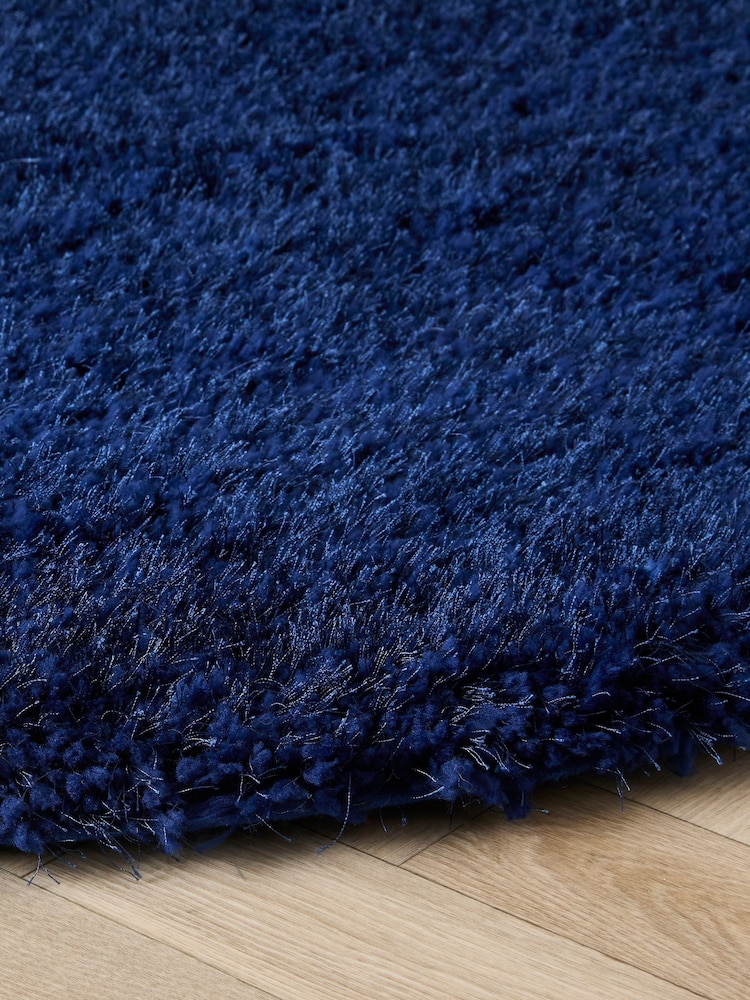 Origin Rug Collection. Blue Chicago Soft Shaggy Rug - Image 4 of 4