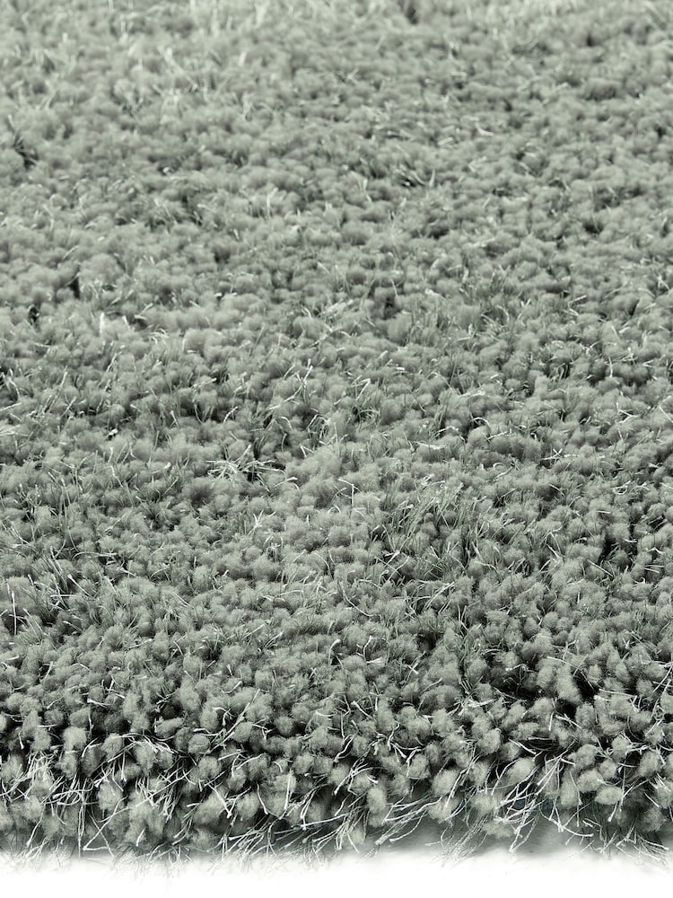 Origin Rug Collection. Green Chicago Soft Shaggy Rug - Image 3 of 4