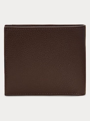 Polo Ralph Lauren Brown Pebble Leather Billfold Logo Wallet - Image 2 of 3