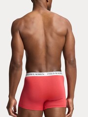 Polo Ralph Lauren Blue Ground Classic Stretch Boxers 3 Pack - Image 5 of 10