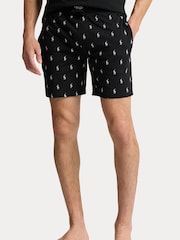 Трикотажные шорты с принтом пони Polo Ralph Lauren - Изображение 1 из 4