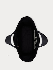 Polo Ralph Lauren Black Embroidered Logo Canvas Tote Bag - Image 4 of 6