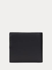 Polo Ralph Lauren Black Smooth Leather Billfold Logo Wallet - Image 2 of 3