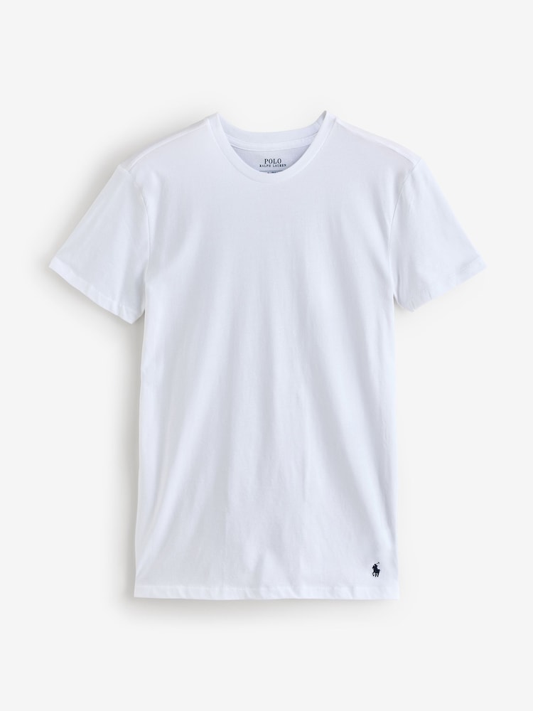 Polo Ralph Lauren Light Green Slim 100% Cotton T-Shirts 3 Pack - Image 7 of 8
