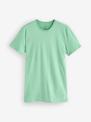 Polo Ralph Lauren Light Green Slim 100% Cotton T-Shirts 3 Pack - Image 8 of 8