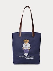 Polo Ralph Lauren Blue Tiger Patch Camo Shopper Tote Bag - Image 1 of 6