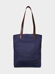 Polo Ralph Lauren Blue Tiger Patch Camo Shopper Tote Bag - Image 2 of 6