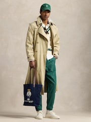 Polo Ralph Lauren Blue Tiger Patch Camo Shopper Tote Bag - Image 5 of 6