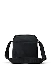 Черный - Сумка-мессенджер с логотипом Polo Ralph Lauren - Image 2 of 5