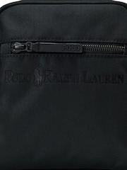 Черный - Сумка-мессенджер с логотипом Polo Ralph Lauren - Image 4 of 5