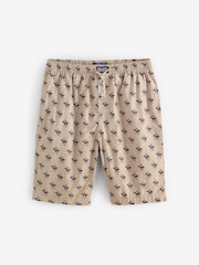 Polo Ralph Lauren Khaki Green Bear Print Cotton Shorts - Image 1 of 1