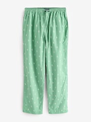 Polo Ralph Lauren Green Ground Player Pyjama Bottoms - Image 4 of 5