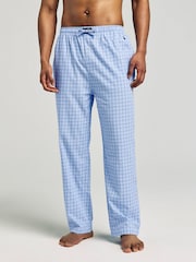 Polo Ralph Lauren Blue Check Pyjama Bottoms - Image 1 of 5