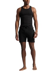 Polo Ralph Lauren Light Blue Waffle Jersey Shorts - Image 1 of 4
