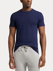 Синий - Набор из 100хлопковых футболок зауженного кроя Polo Ralph Lauren 3 шт.) - Image 4 of 5