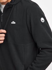 Snowdonia Black Half Zip Hooded Fleece - Image 4 of 4
