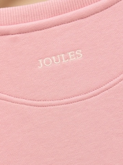 Joules Kids' Sundaze Pink Crew Neck Sweatshirt - Image 5 of 5