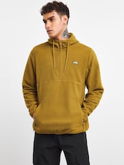 Snowdonia Green Half Zip Hooded Fleece - Image 1 of 4