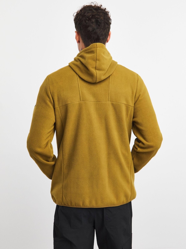Snowdonia Green Half Zip Hooded Fleece - Image 2 of 4