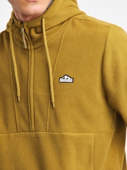 Snowdonia Green Half Zip Hooded Fleece - Image 4 of 4