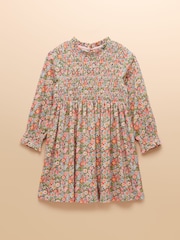 Joules Girls' Gracie Multi Ditsy Printed Jersey Dress - Image 1 of 5
