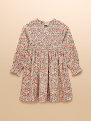 Joules Girls' Gracie Multi Ditsy Printed Jersey Dress - Image 2 of 5
