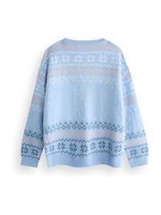 Vanilla Underground Blue Disney Stitch Womens Christmas Jumper - Image 2 of 6