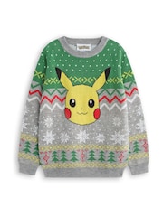 Vanilla Underground Pokemon Character Christmas Jumpers - Image 1 of 5