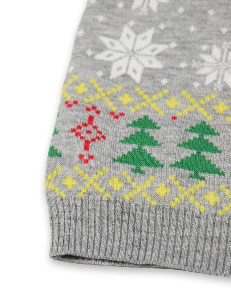 Vanilla Underground Grey Pokemon Character Christmas Jumpers - Image 4 of 5