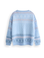 Vanilla Underground Blue Girls Disney Stitch Christmas Jumpers - Image 2 of 6