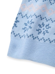 Vanilla Underground Blue Girls Disney Stitch Christmas Jumpers - Image 5 of 6
