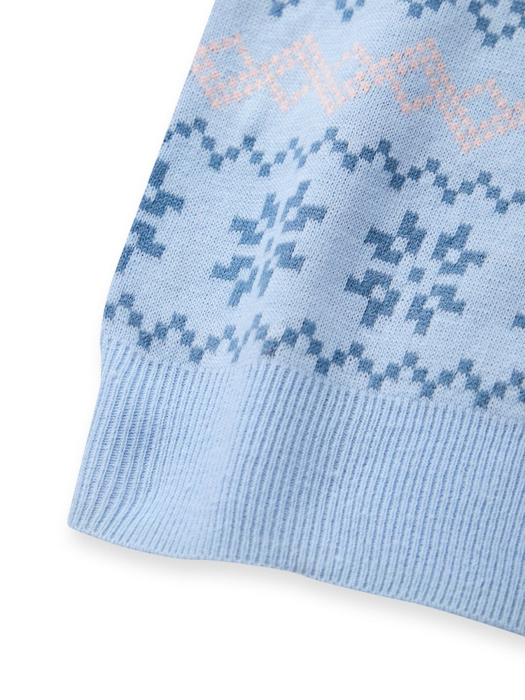 Vanilla Underground Blue Girls Disney Stitch Christmas Jumpers - Image 5 of 6