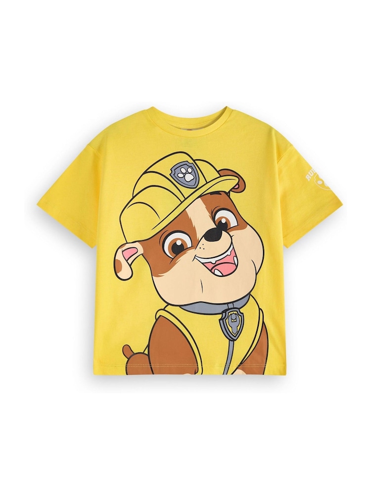 Vanilla Underground Red Boys 100% Cotton Paw Patrol T-Shirts 3 Pack - Image 5 of 6