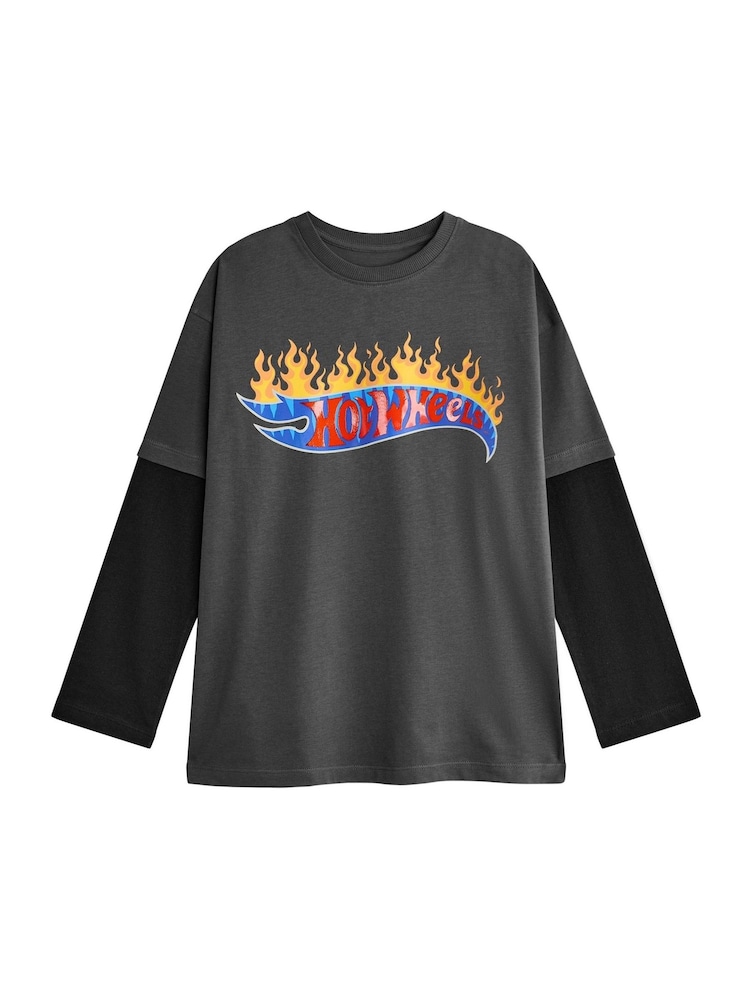 Vanilla Underground Boys 100% Cotton Hot Wheels Skater T-Shirt - Imagen 1 de 6 Vanilla Underground Boys 100% Cotton Hot Wheels Skater T-Shirt - Imagen 1 de 6
