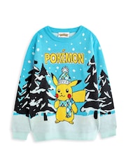 Vanilla Underground Pokemon Character Christmas Jumpers - Image 1 of 6